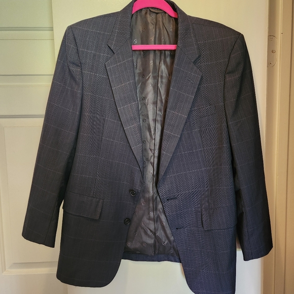 Vintage Christian Dior Le Connaisseur Men's Wool Suit Jacket - Size 42S - Picture 4 of 12